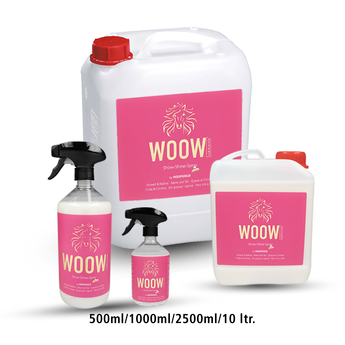 WOOW Show-Shine-Spray, Mähnen-, Schweif- und & Fellspray
