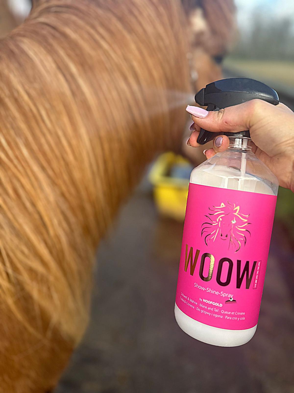 WOOW Show-Shine-Spray, Mähnen-, Schweif- und & Fellspray